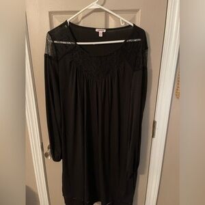 Bongoplus Women’s Black Midi Dress. XXL.